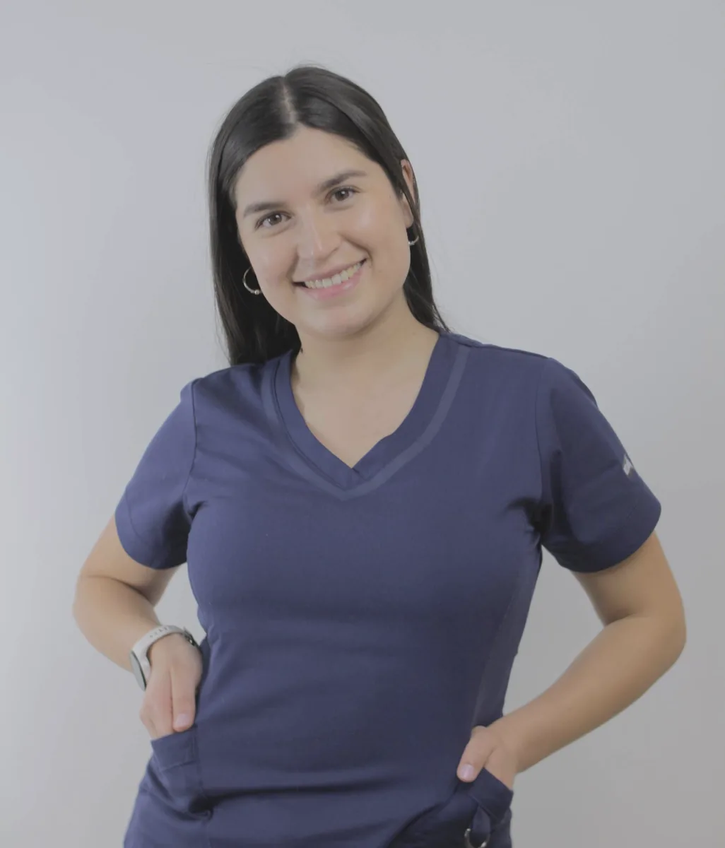 Begoña, odontóloga y socia de Ecodent